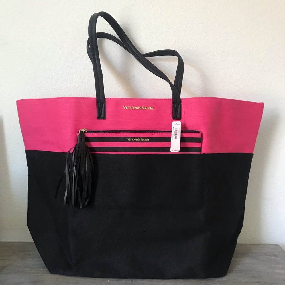 NWT Victoria’s Secret Large Tote with mini pouch